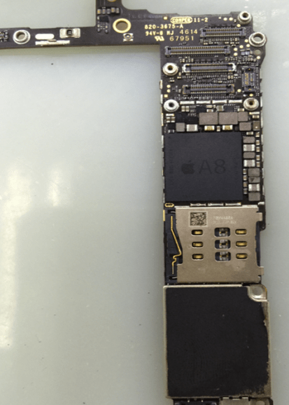 iPhone 6 Plus black screen can't open the machine brush error 4005 repair