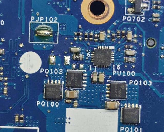 Dell A961P laptop cannot be powered on for repaired