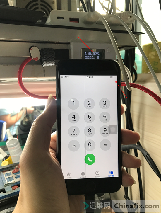 iPhone 8 cannot be charged for repaired