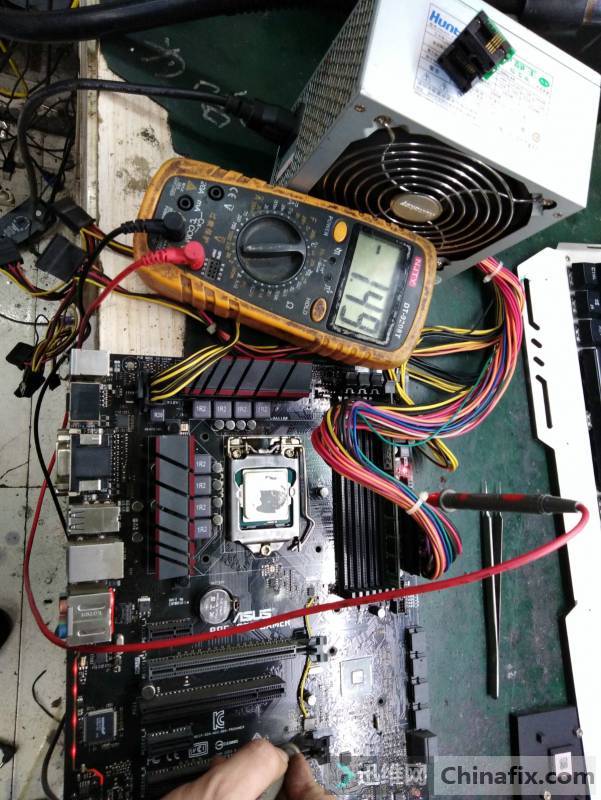 ASUS b85-pro mainboard does not start up and restarts repeatedly for repair