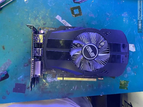 Asus GTX1050 2GD5 graphics card startup screen is not bright repair