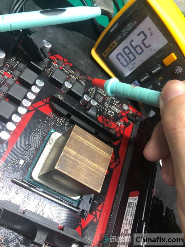 ASUS AM4 b450m motherboard cannot be powered on for repair