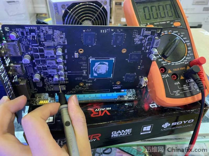 Asus GTX1050 2GD5 graphics card startup screen is not bright repair