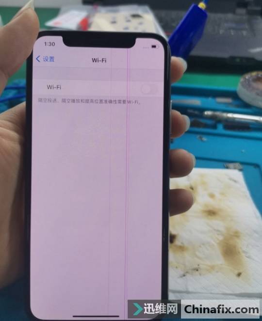iPhone X WiFi can't be opened for repair