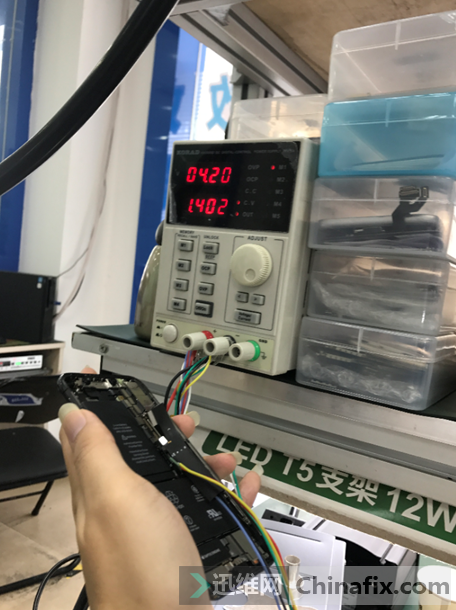 iPhone X water boot card white apple image repair