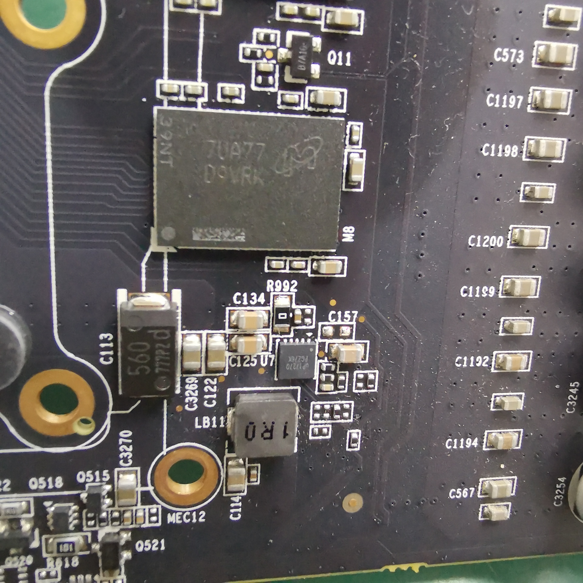ZOTAC gtx1080-8g d5x graphics card open game white screen repair