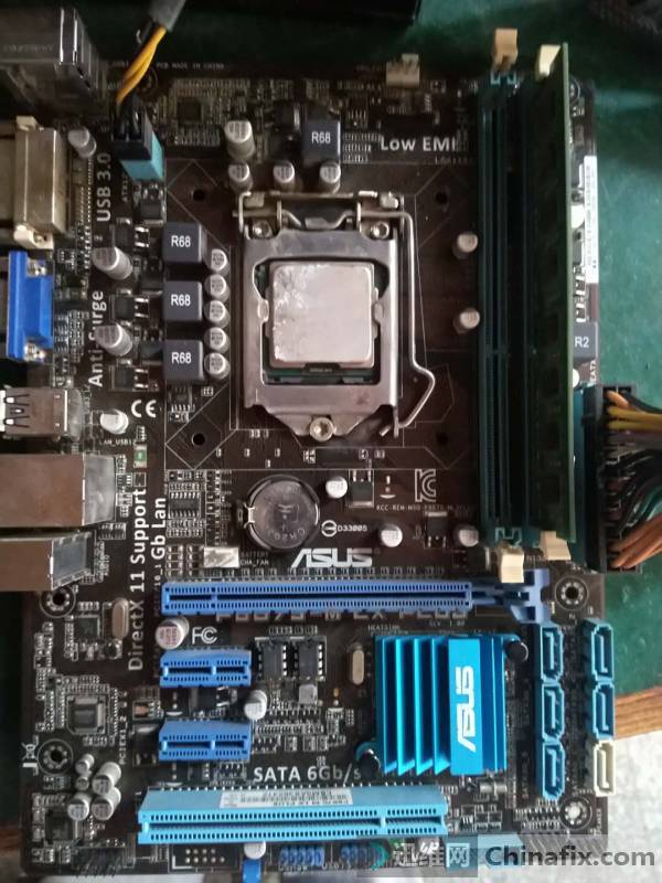 Asus P8B75-M LX Plus motherboard no booting repair