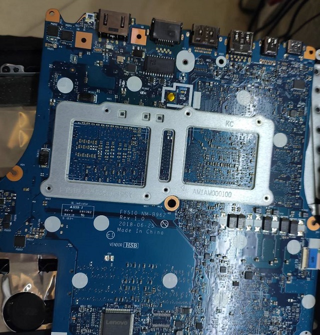 Lenovo Y7000P laptop boot auto power off repair
