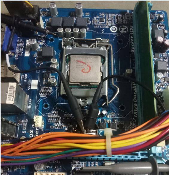 Gigabyte ga-h61m-s1 mainboard cannot be powered on for repair