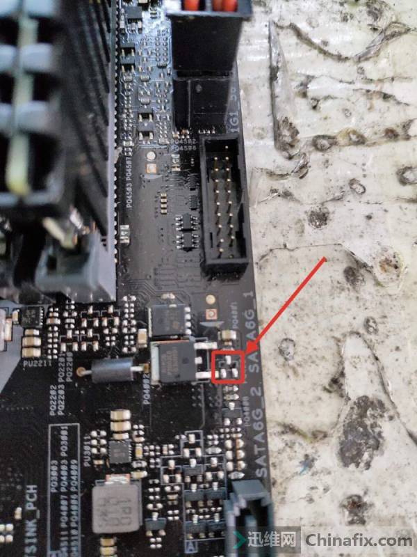 ASUS B365 motherboard does not power on and does not trigger repair