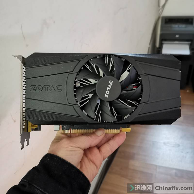 ZOTAC gtx1050 graphics card does not display when turned on