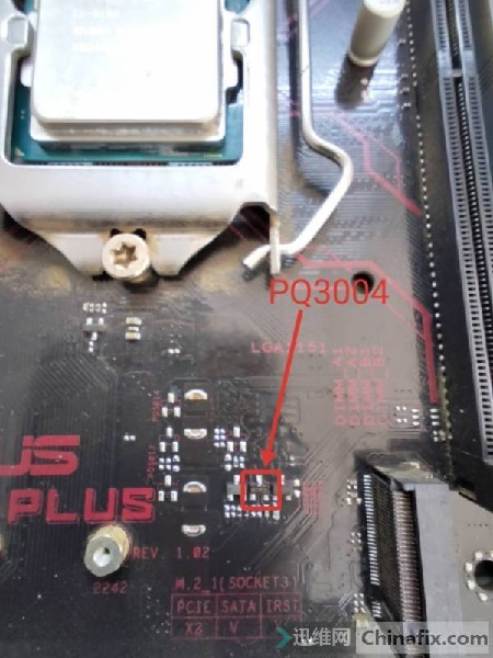 ASUS prime b250-plus mainboard is not powered on for repair