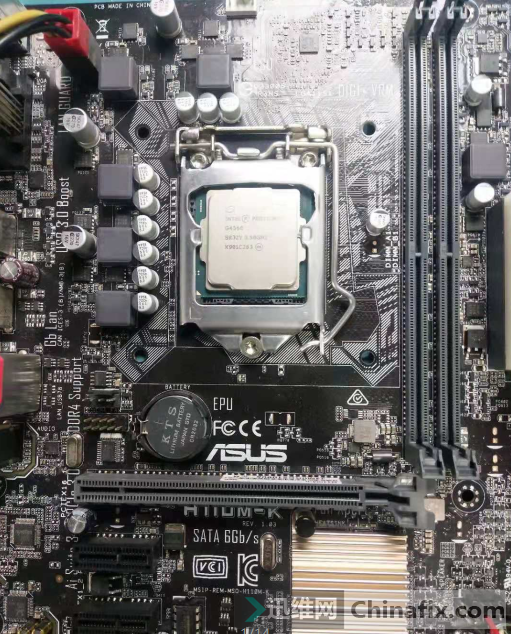 ASUS h110m-k motherboard doesn't respond when powered on
