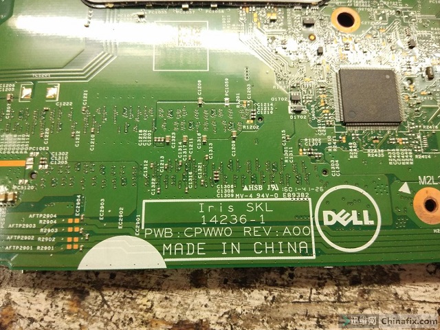 Dell 14236-1 notebook cannot be turn on for repair