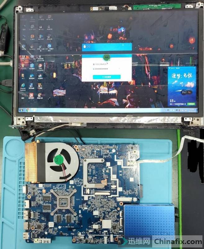 Shenzhou ares k650d normally enters the system and then flashes the screen for repair