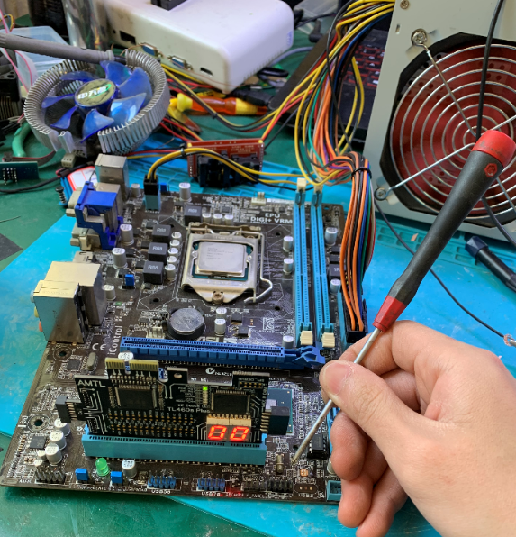 ASUS b75m-a mainboard is not powered on for Repair