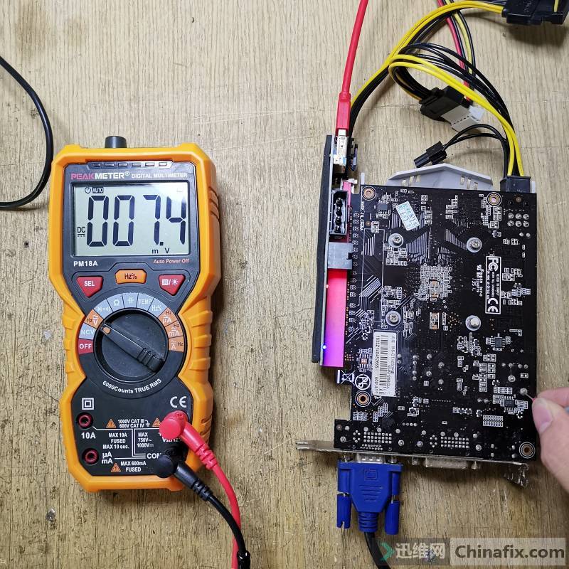 iCraft GTX650 graphics card core has no power supply