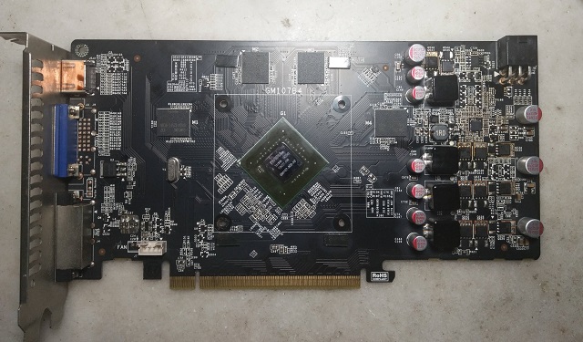 GeForce gtx750-2gd5 graphics card does not display when it is turned on