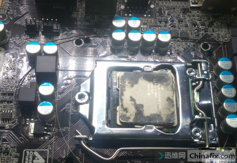 ASRock B75 Pro3 motherboard does not run code when powered on