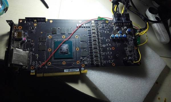 Evga gtx1080 graphics card does not display when power on