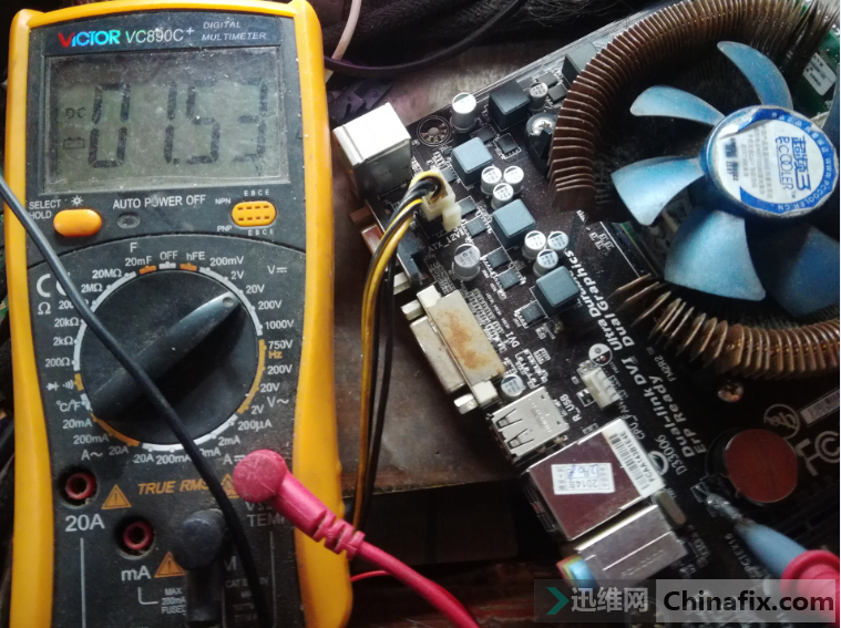 Repair of GA-F2A58M-DS2 Card 91 without VTT Power Supply