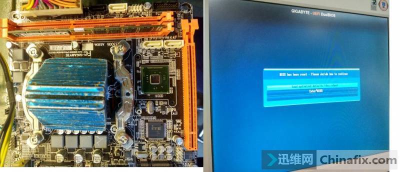 GA-B85N Phoenix-WIFI does not trigger repair
