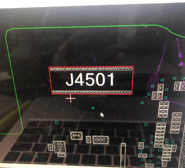 Second repair apple MacBook A1707 notebook touchpad keyboard can't be repaired with fault