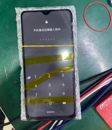 OPPO Reno Ace boot screen is black.