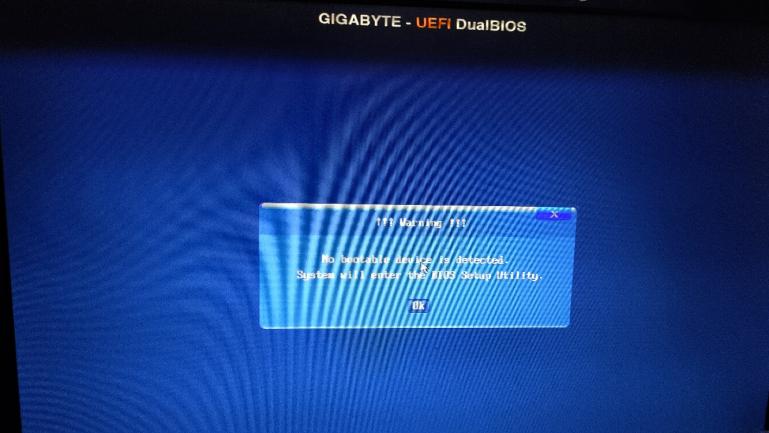 Power-off repair immediately after triggering of Gigabyte B75-DS3V