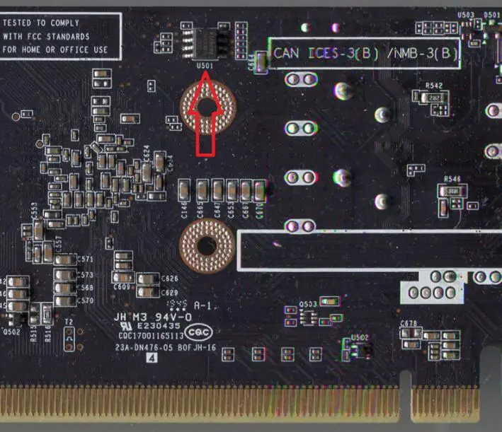 Troubleshooting of BIOS chip related video card