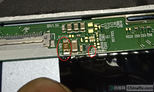 Repair of dark screen of Lenovo Xiaoxin Air 14IKBR notebook computer 