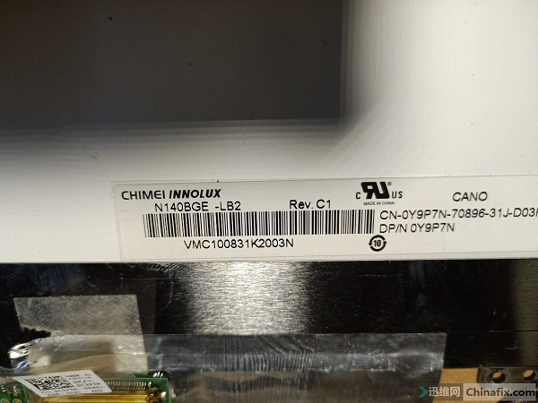 Repair of DELL 3421 laptop screen with dark screen and unlit backlight 