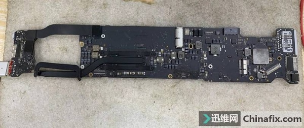 Apple MacBook Air A1466 notebook triggers power failure repair