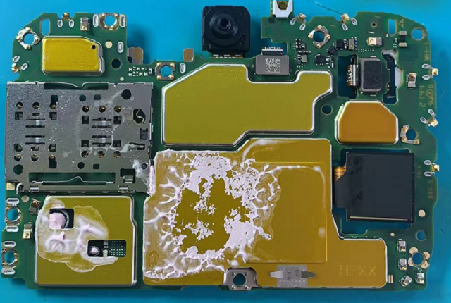 repair of Huawei Glory X30i mobile phone without service failure after water inflow