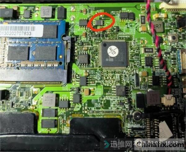 Shenzhou Feitian U147 notebook is not turned on for repair