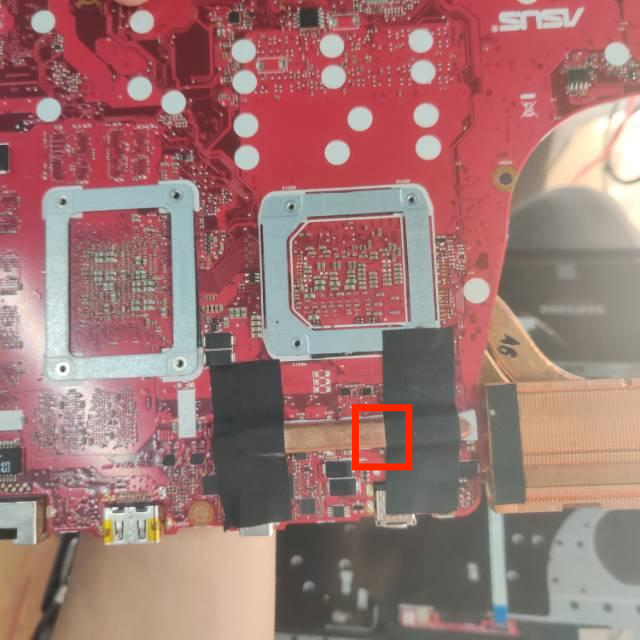 ASUS S5D does not boot (0CPU power supply tube breakdown)