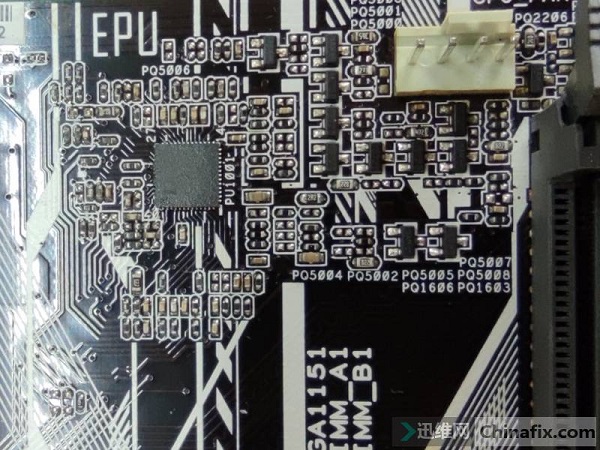 Asus B250M-K motherboard is not powered by CPU for repair