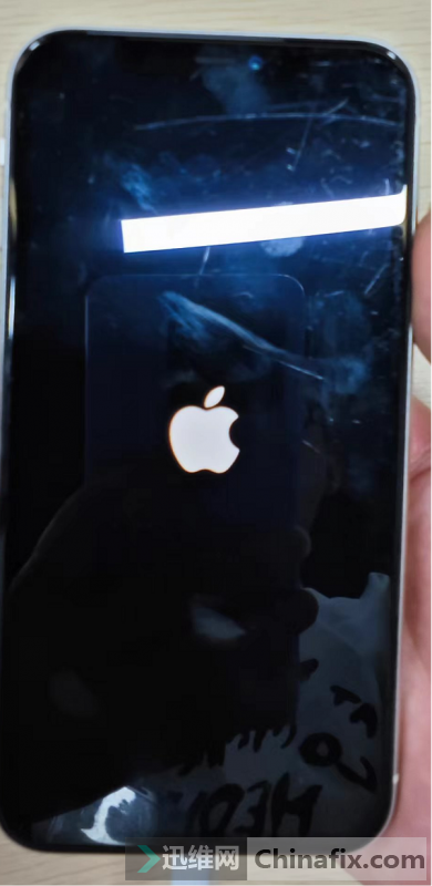 IPhone 11 white apple restarts and does not boot